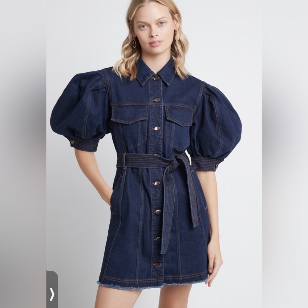 Aje Denim Mini Dress